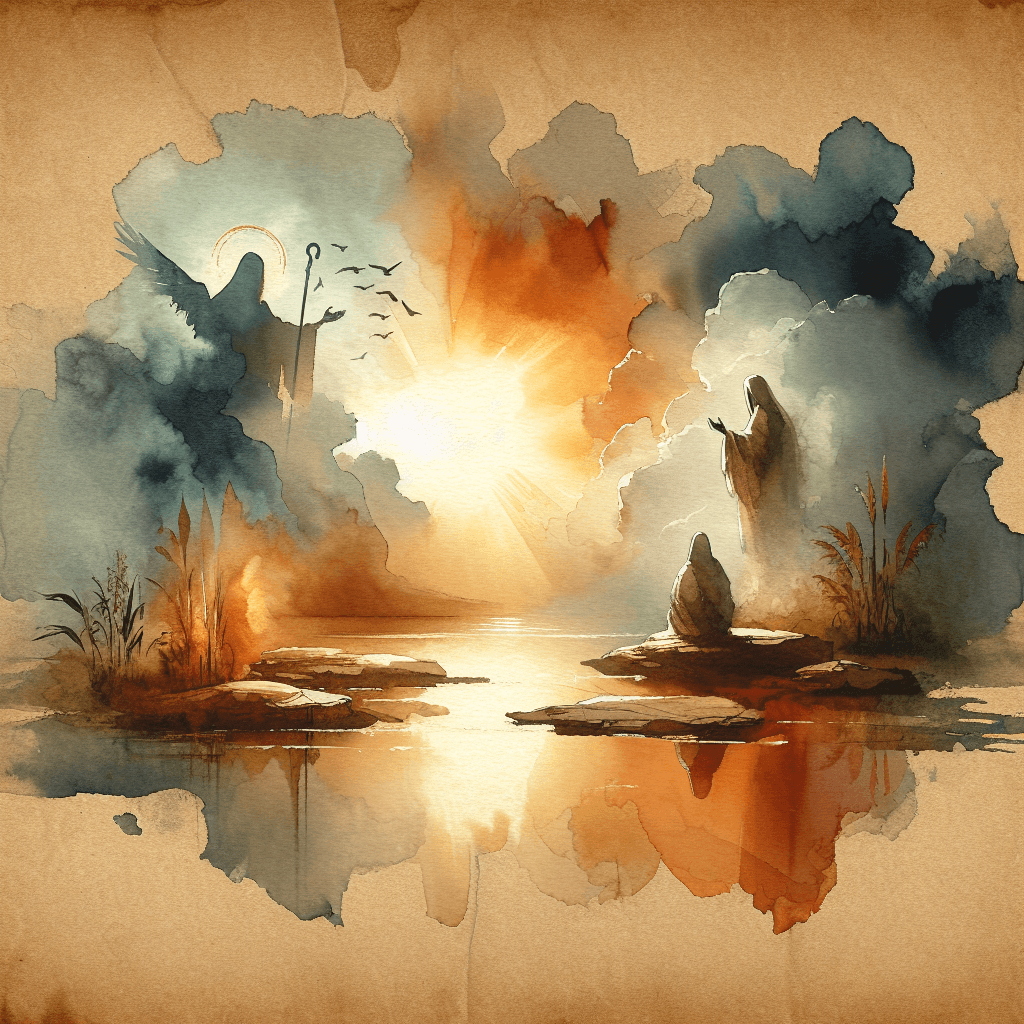 AI-generated illustration for "Theology of Law - Commentary" — created by ChurchWiseAI using DALL-E