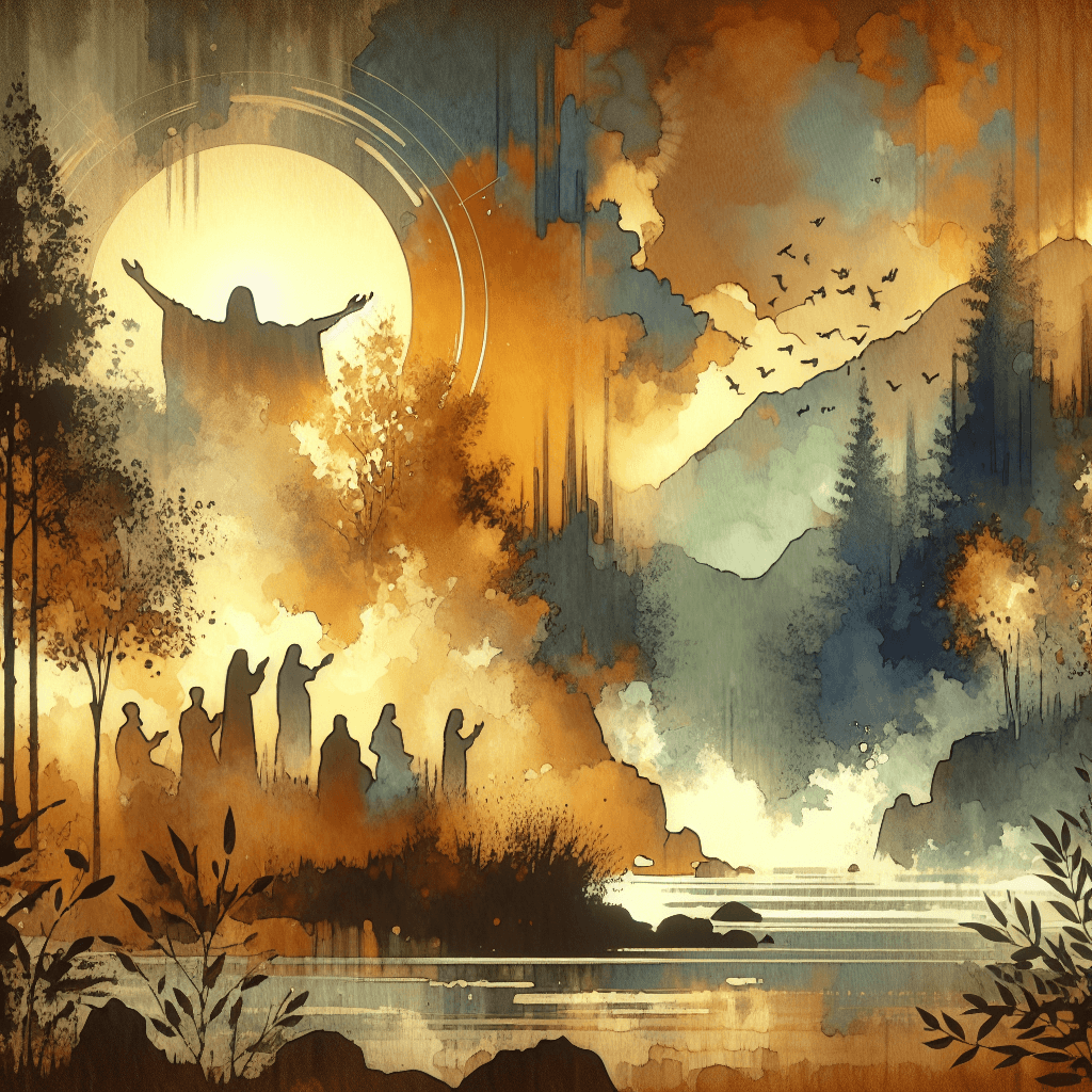 AI-generated illustration for "Thirsty for God: Psalm 42" — created by ChurchWiseAI using DALL-E