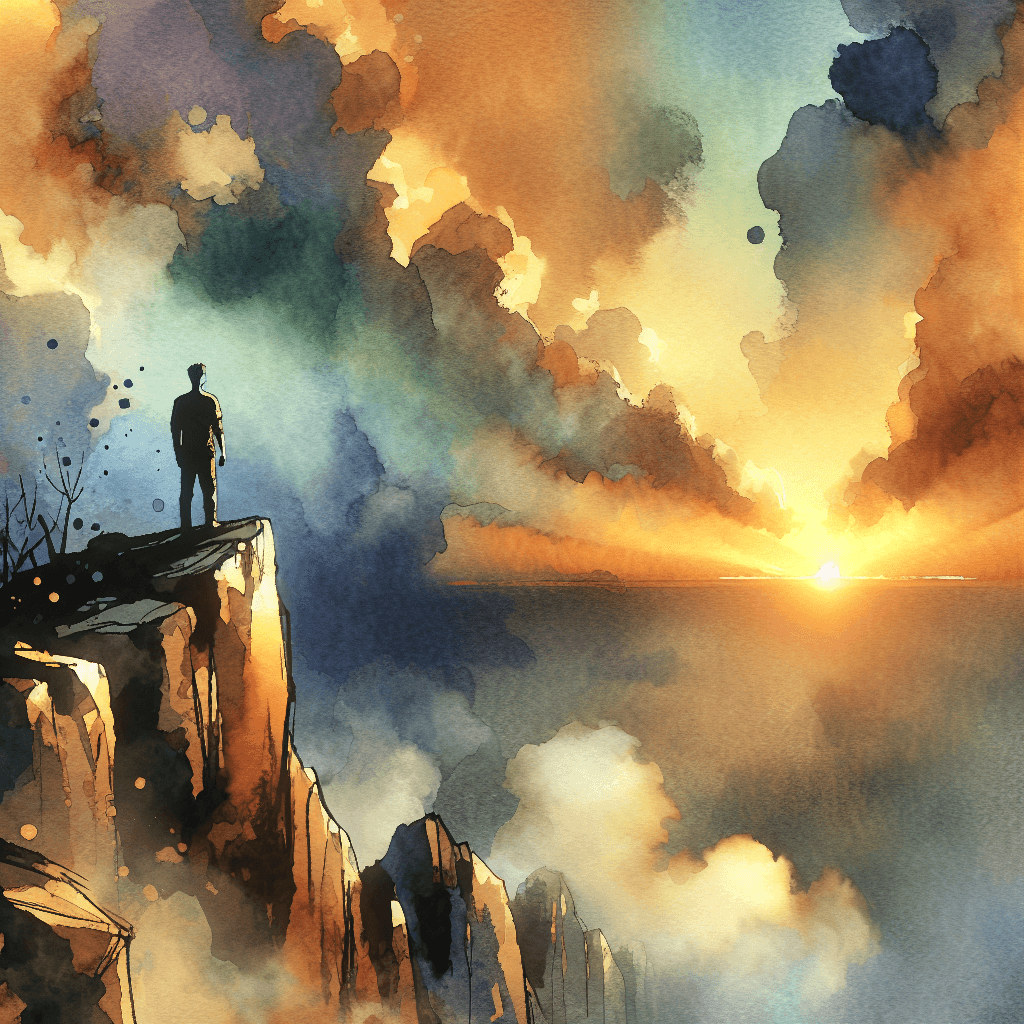 AI-generated illustration for "The Justification Challenge - Story" — created by ChurchWiseAI using DALL-E