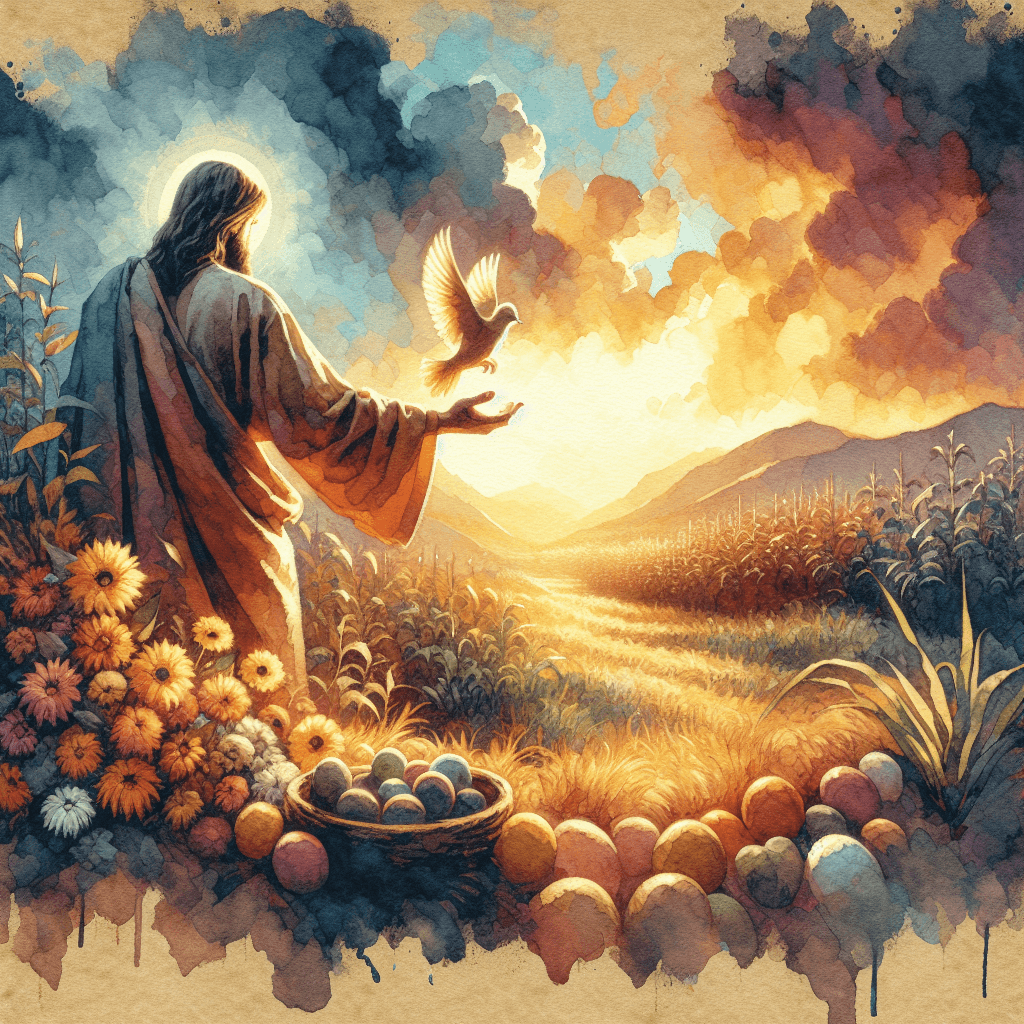 AI-generated illustration for "Evening Prayer: Climate Change & Stewardship - Prayer" — created by ChurchWiseAI using DALL-E