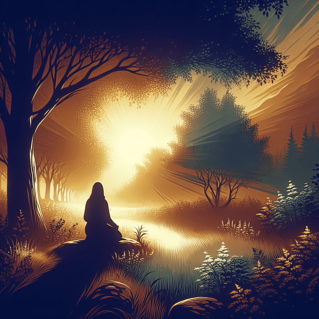 AI-generated illustration for "Quiet Time: Prayer - Biblical Insight" — created by ChurchWiseAI using DALL-E