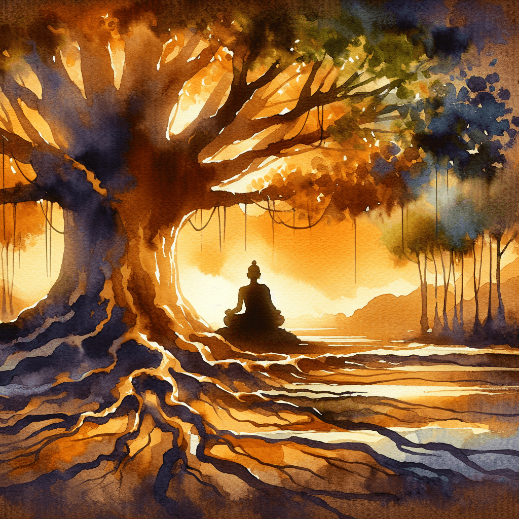AI-generated illustration for "Morning Meditation: Compassion - Story" — created by ChurchWiseAI using DALL-E