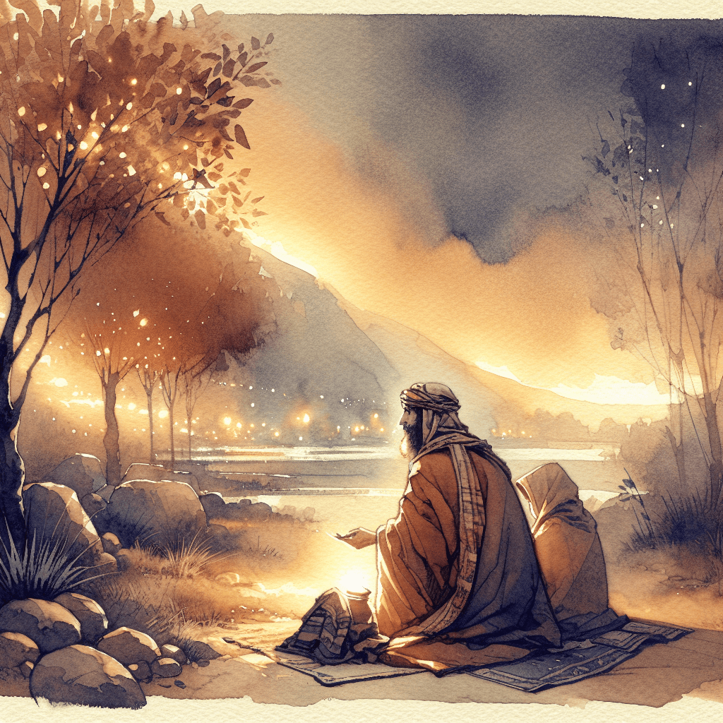 AI-generated illustration for "Biblical Profile: Balaam" — created by ChurchWiseAI using DALL-E
