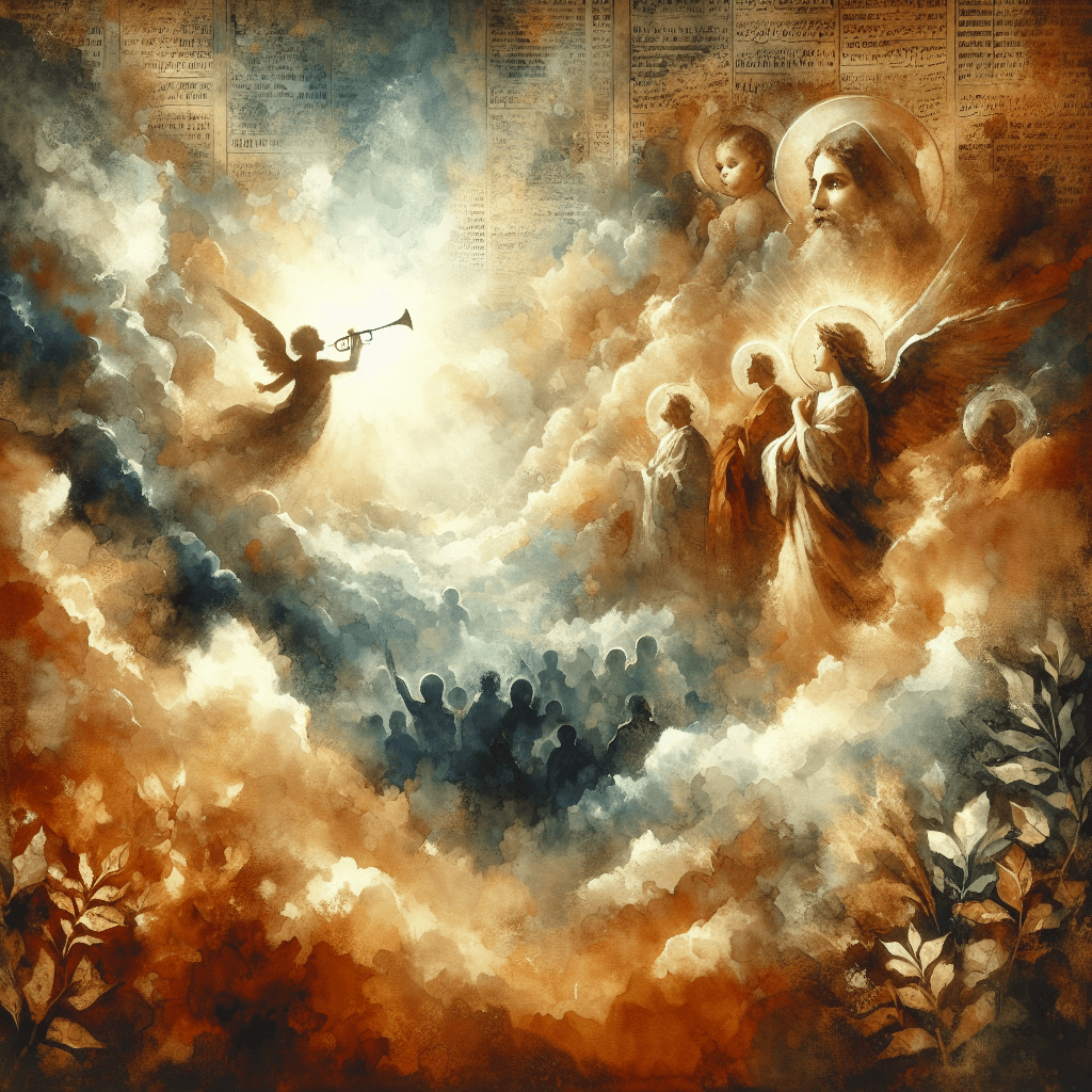 AI-generated illustration for "Silence, Then Trumpets: Revelation 8:1-13" — created by ChurchWiseAI using DALL-E
