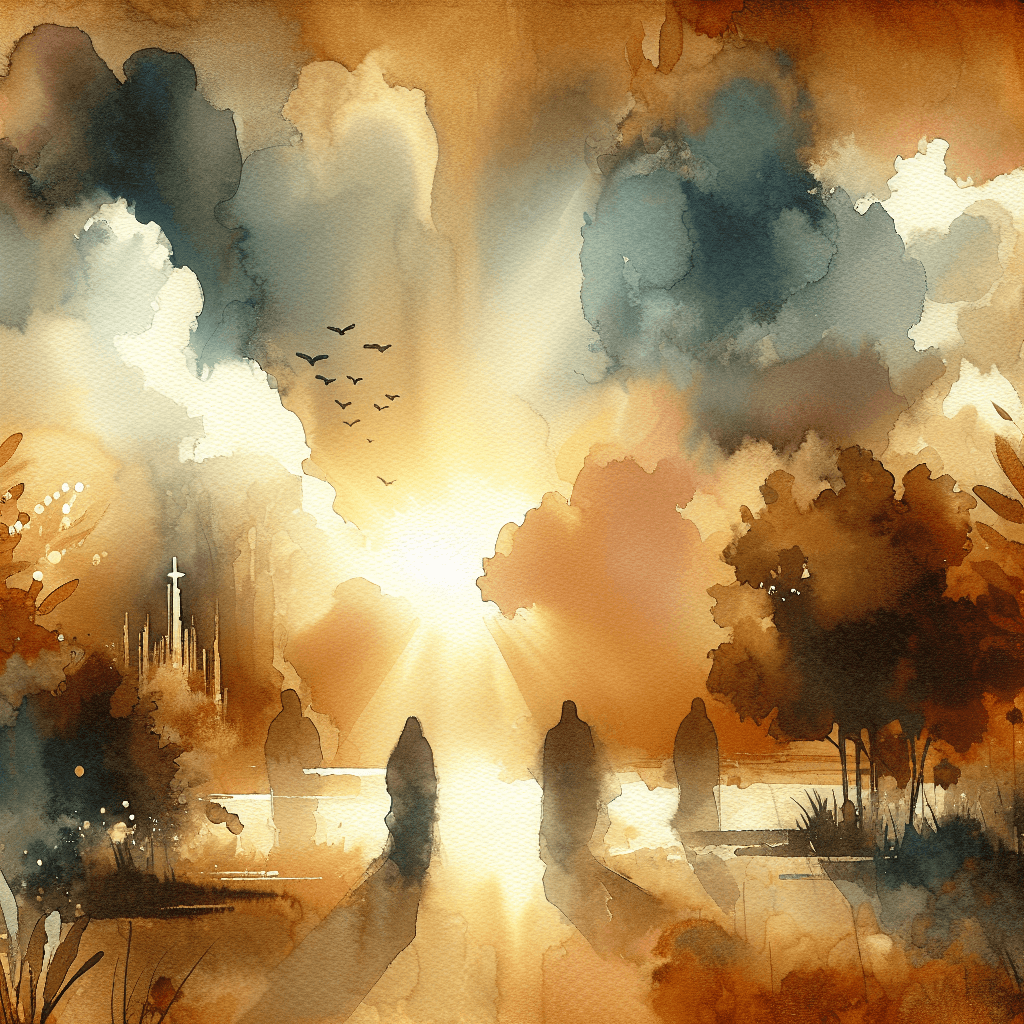 AI-generated illustration for "Citizens of Heaven: Philippians 3:17-4:1" — created by ChurchWiseAI using DALL-E