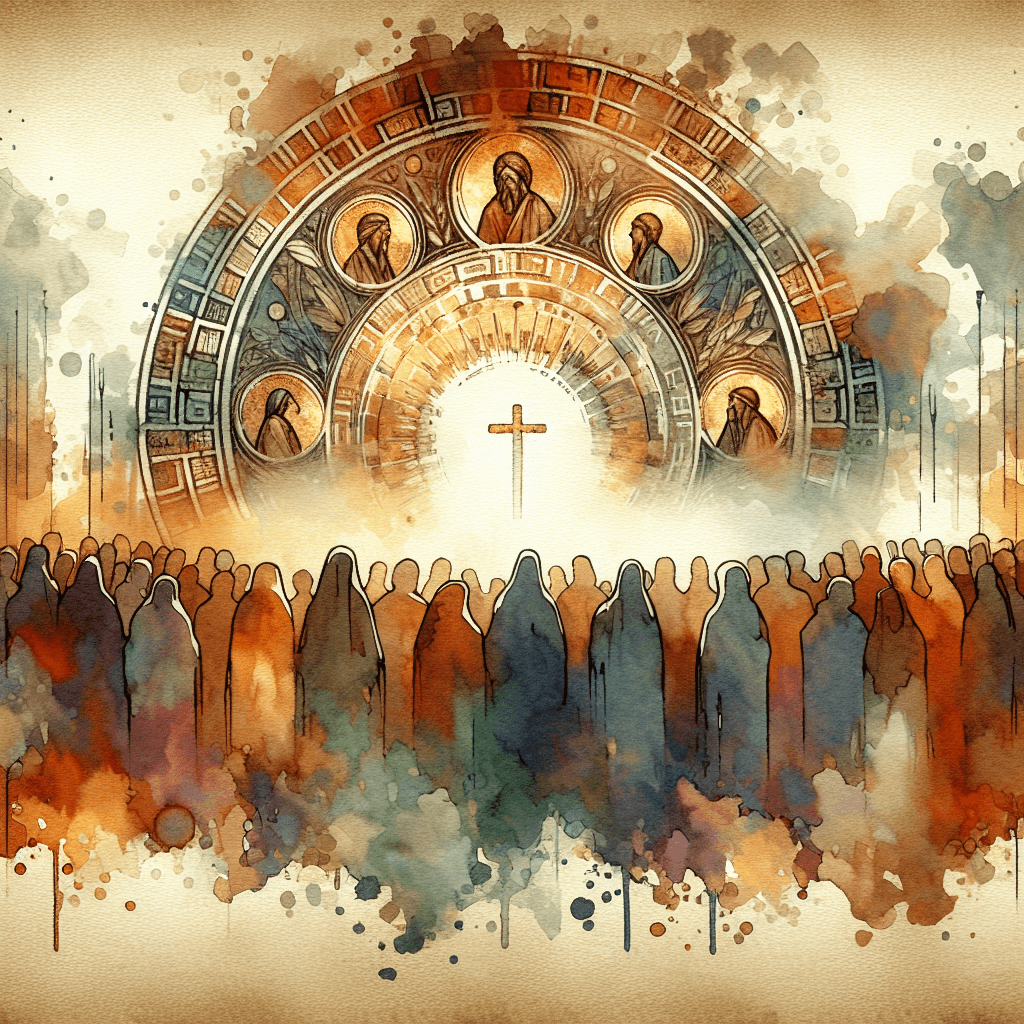 AI-generated illustration for "The Social Justice & Christianity Question - Commentary" — created by ChurchWiseAI using DALL-E