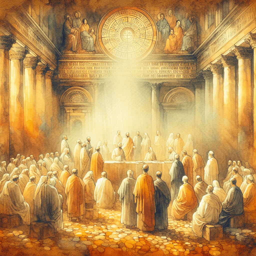 AI-generated illustration for "The Household of God: Widows, Elders, and Servants" — created by ChurchWiseAI using DALL-E