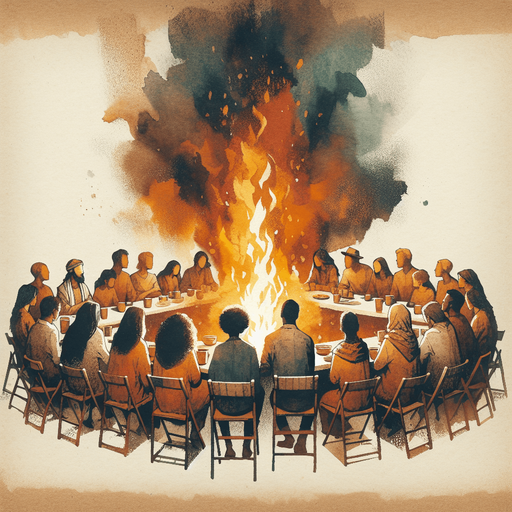 AI-generated illustration for "A Modern Story of We are Imago Dei - Biblical Analogy" — created by ChurchWiseAI using DALL-E