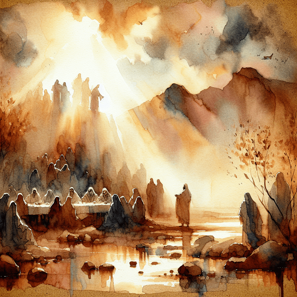 AI-generated illustration for "When I See the Blood: Exodus 12:1-30" — created by ChurchWiseAI using DALL-E