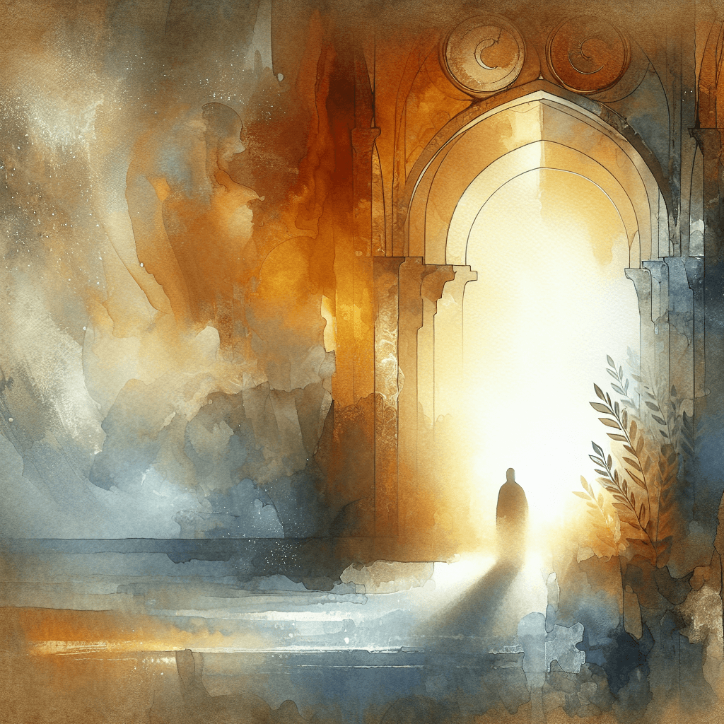 AI-generated illustration for "Better Is One Day: Psalm 84" — created by ChurchWiseAI using DALL-E