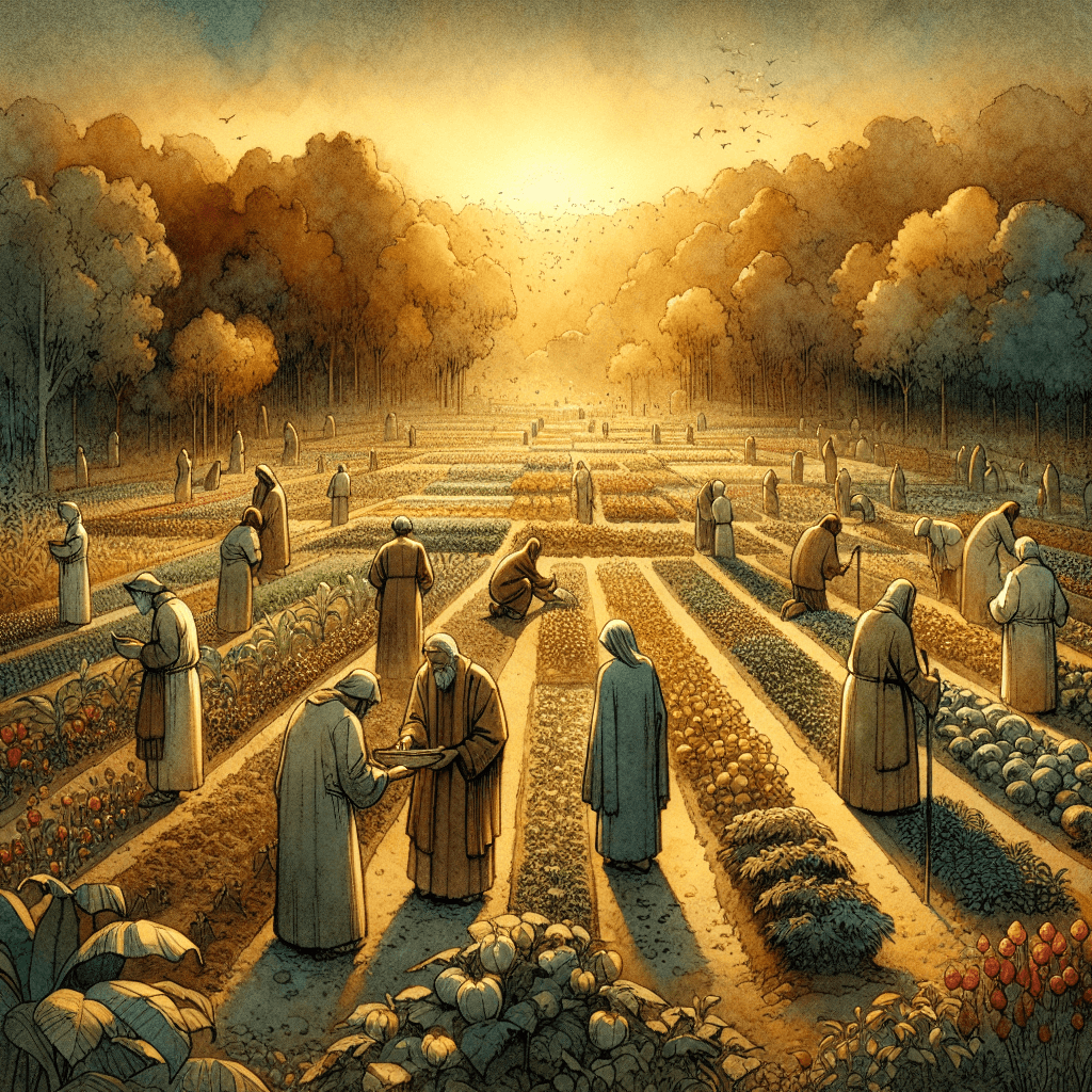 AI-generated illustration for "Morning Meditation: Climate Change & Stewardship - Biblical Insight" — created by ChurchWiseAI using DALL-E