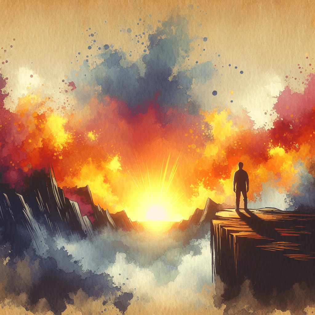 AI-generated illustration for "Lessons from Political Division & Unity - Quote" — created by ChurchWiseAI using DALL-E