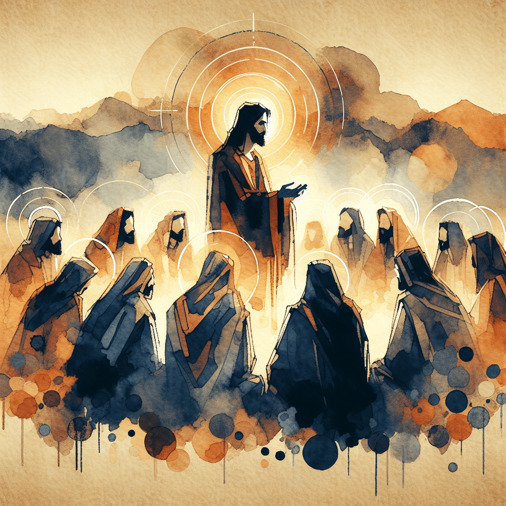 AI-generated illustration for "That They May Be One: John 17:1-26" — created by ChurchWiseAI using DALL-E