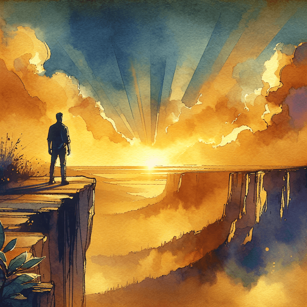 AI-generated illustration for "Quiet Time: Youth Culture & Faith - Story" — created by ChurchWiseAI using DALL-E