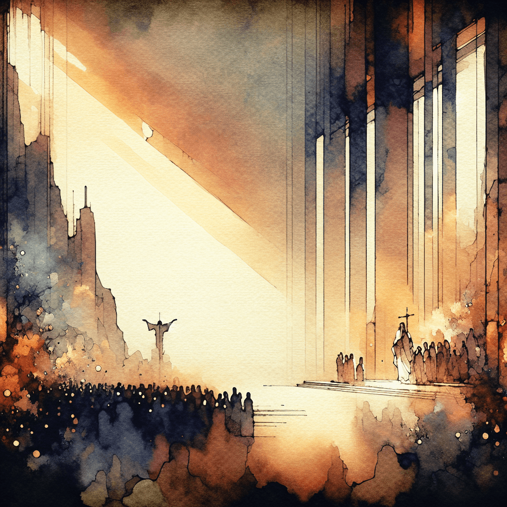 AI-generated illustration for "Deep Thoughts on Lying - Church Context" — created by ChurchWiseAI using DALL-E