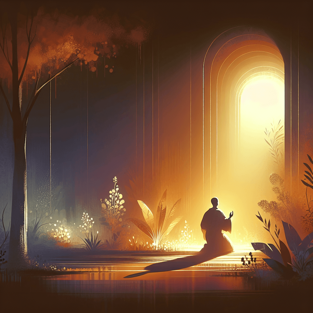 AI-generated illustration for "Prayerful Hell - Prayer" — created by ChurchWiseAI using DALL-E