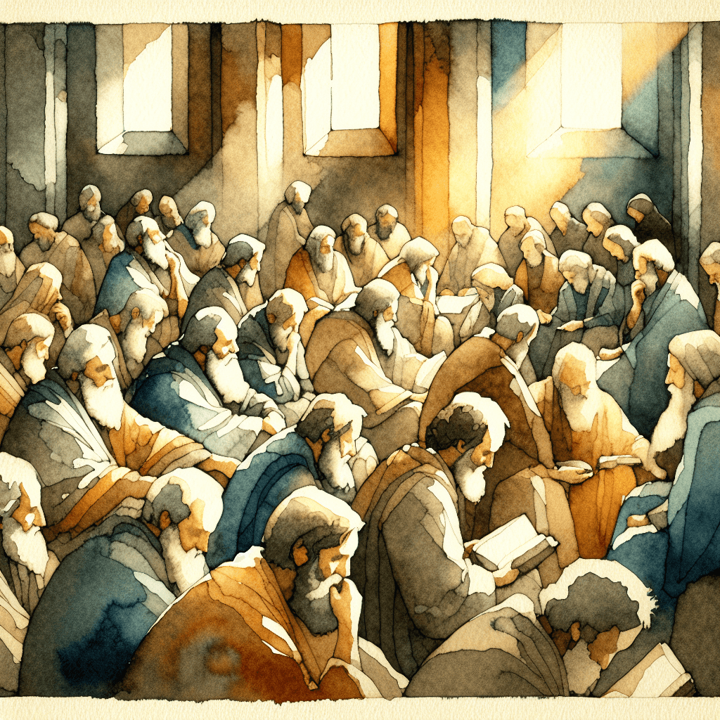 AI-generated illustration for "The Shape of Community: 1 Thessalonians 5:12-28" — created by ChurchWiseAI using DALL-E