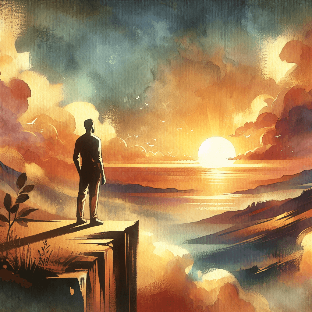 AI-generated illustration for "A Modern Story of Providence - Quote" — created by ChurchWiseAI using DALL-E