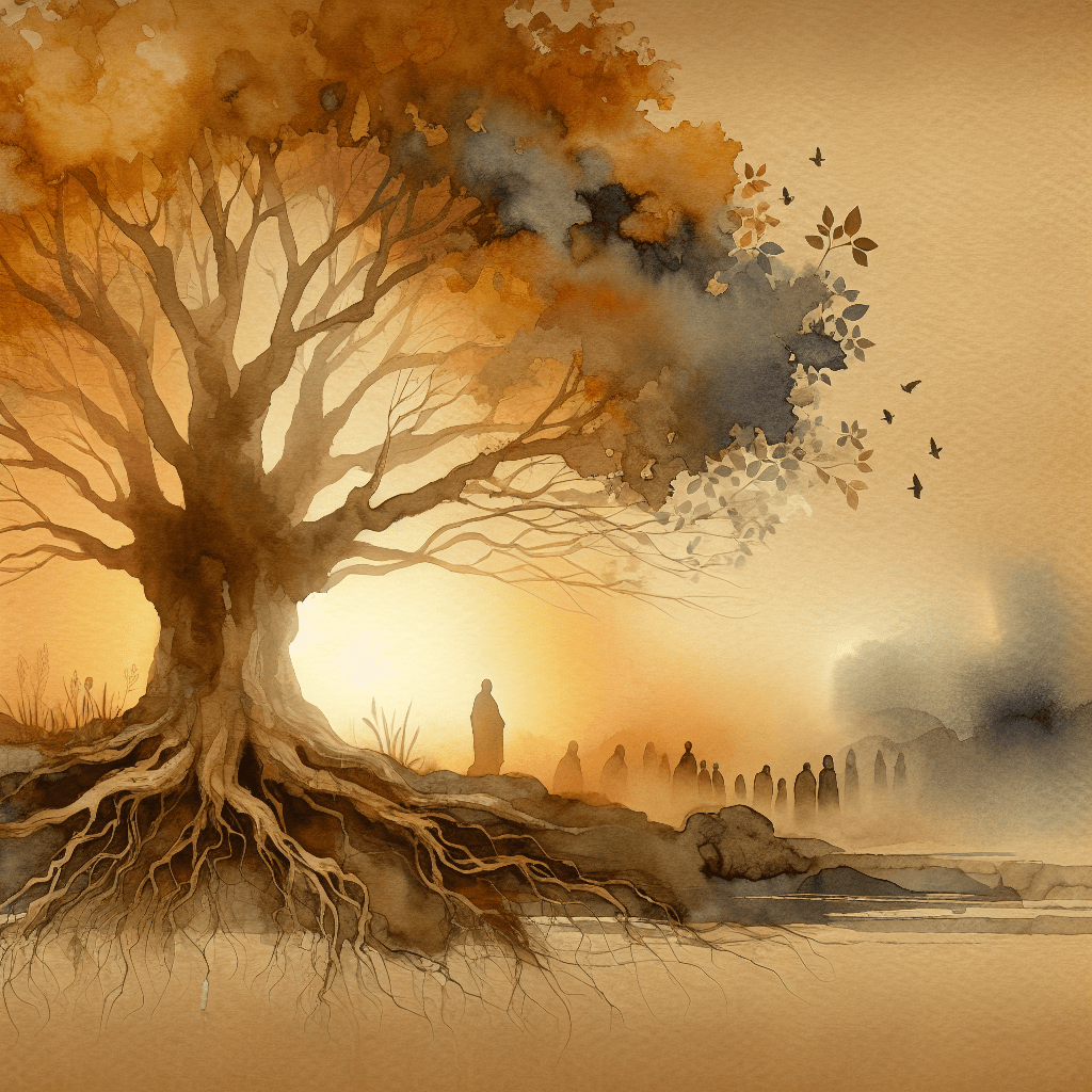 AI-generated illustration for "Quiet Time: Digital Addiction & Freedom - Story" — created by ChurchWiseAI using DALL-E