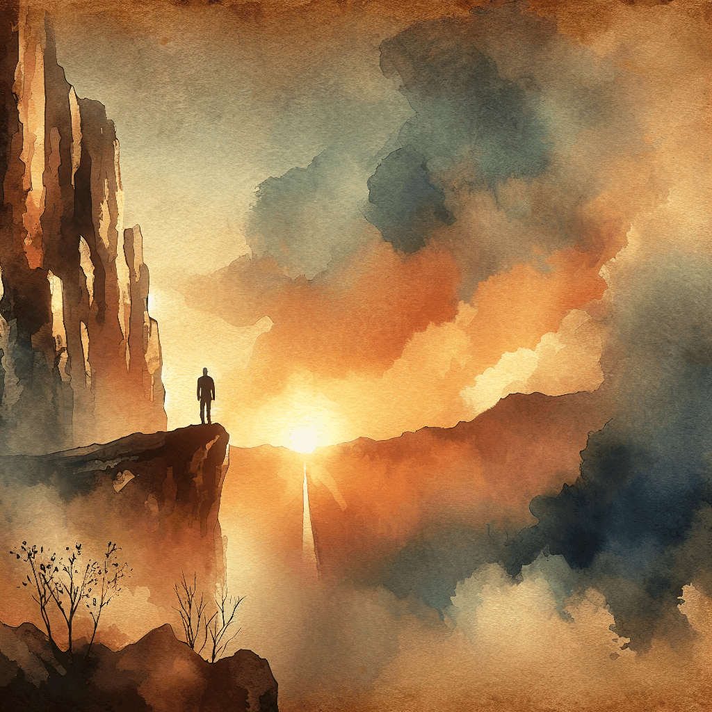 AI-generated illustration for "Morning Meditation: Vulnerability - Story" — created by ChurchWiseAI using DALL-E