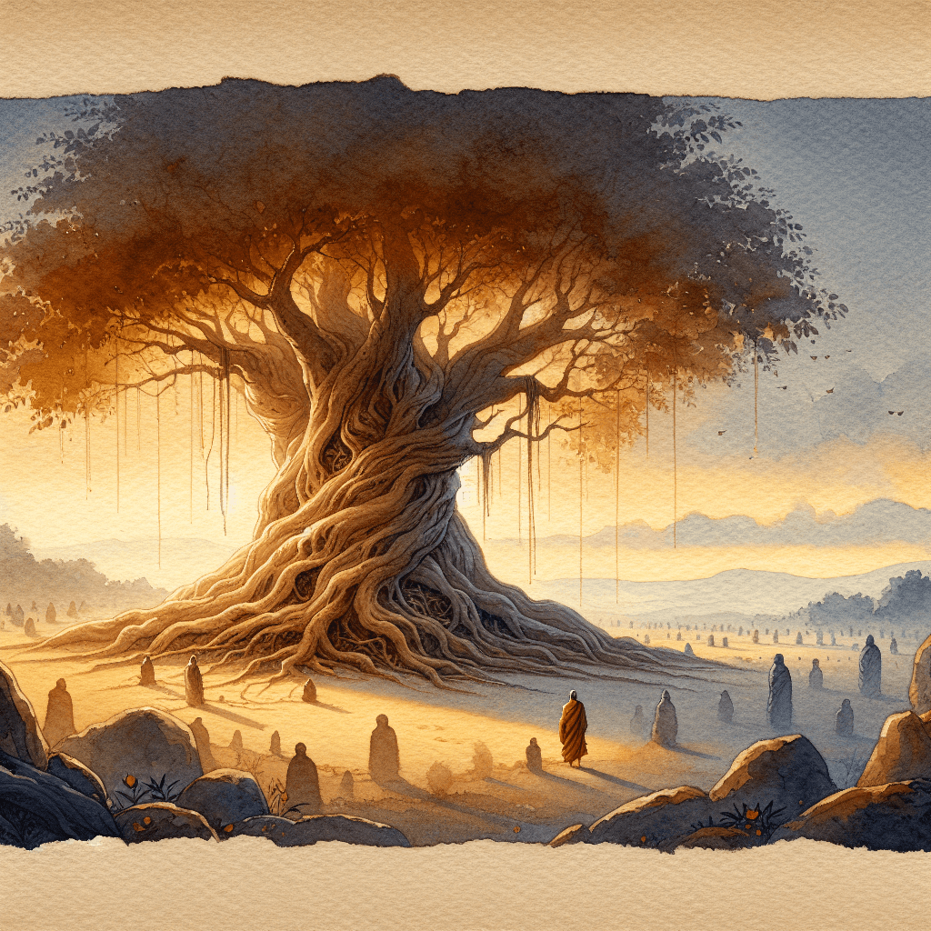 AI-generated illustration for "Quiet Time: Epiphany - Story" — created by ChurchWiseAI using DALL-E