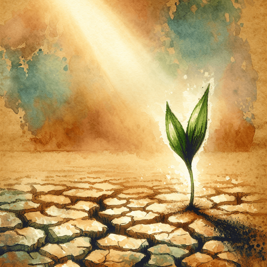 AI-generated illustration for "Evening Prayer: Mental Health & Spirituality - Story" — created by ChurchWiseAI using DALL-E