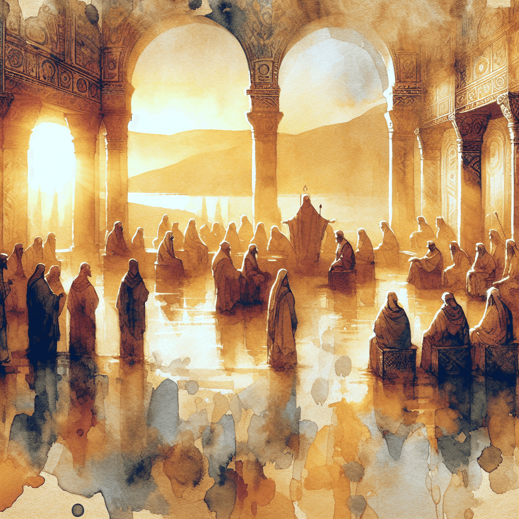 AI-generated illustration for "Biblical Profile: Herod Antipas" — created by ChurchWiseAI using DALL-E