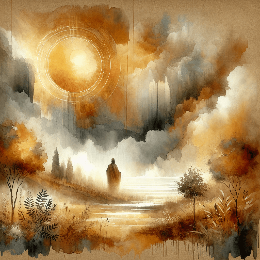 AI-generated illustration for "Large Letters: Galatians 6:11-18" — created by ChurchWiseAI using DALL-E