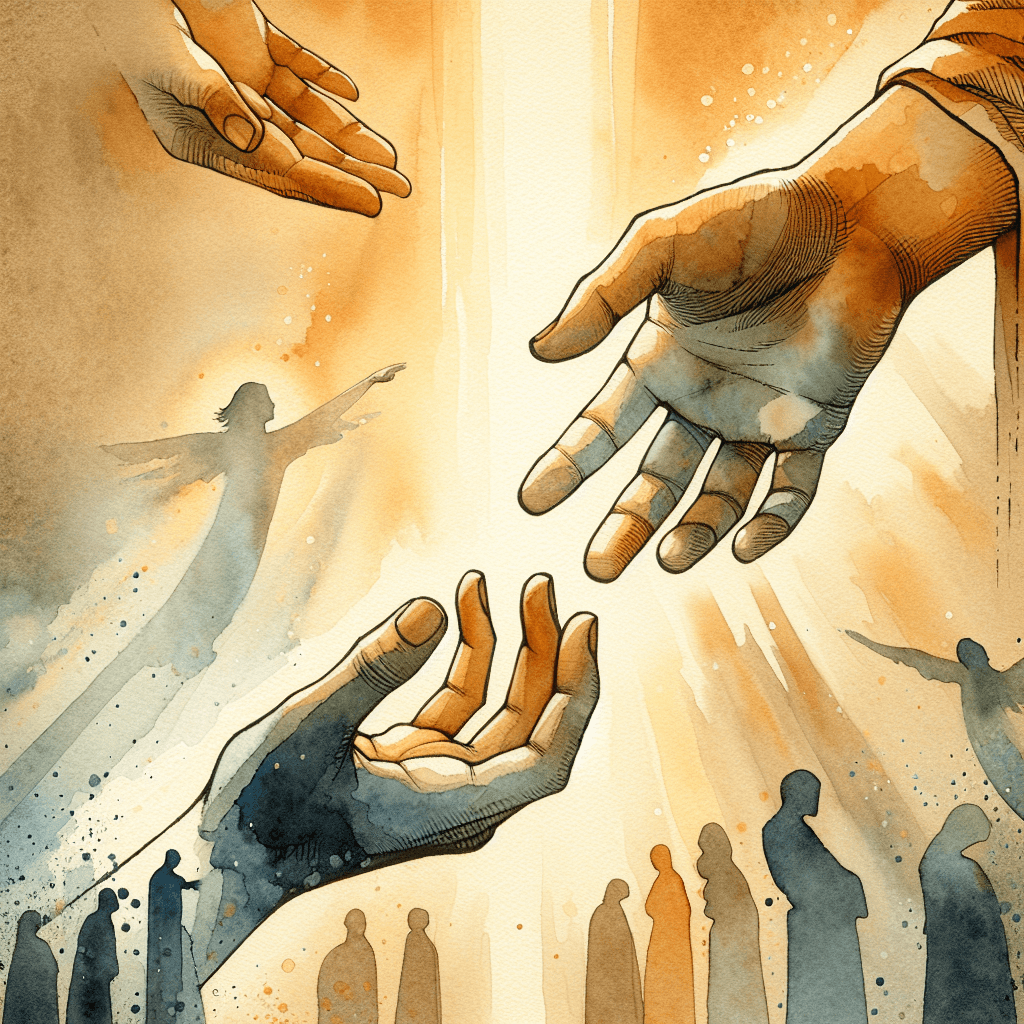 AI-generated illustration for "Quiet Time: Political Division & Unity - Prayer" — created by ChurchWiseAI using DALL-E