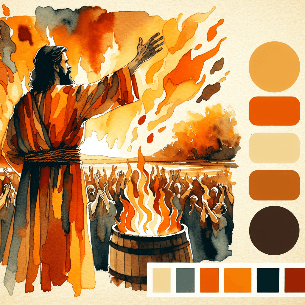 AI-generated illustration for "Biblical Profile: John the Baptist" — created by ChurchWiseAI using DALL-E