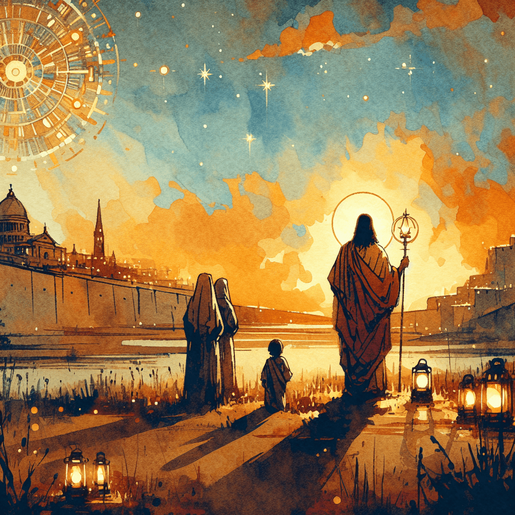 AI-generated illustration for "A Beautiful Day in the Neighborhood: Transformed by Love (Romans 12:2)" — created by ChurchWiseAI using DALL-E