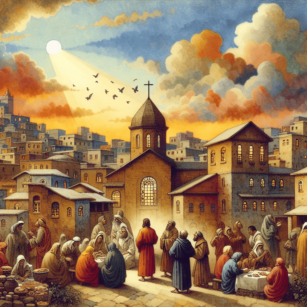 AI-generated illustration for "A Contemporary Immigration and Welcome Story - Quote" — created by ChurchWiseAI using DALL-E