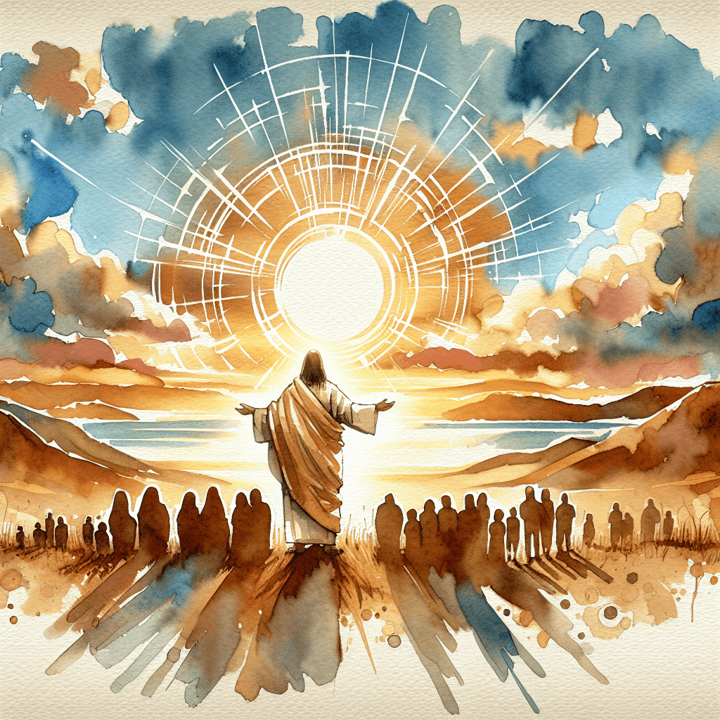 AI-generated illustration for "A Contemporary Incarnation Story - Quote" — created by ChurchWiseAI using DALL-E