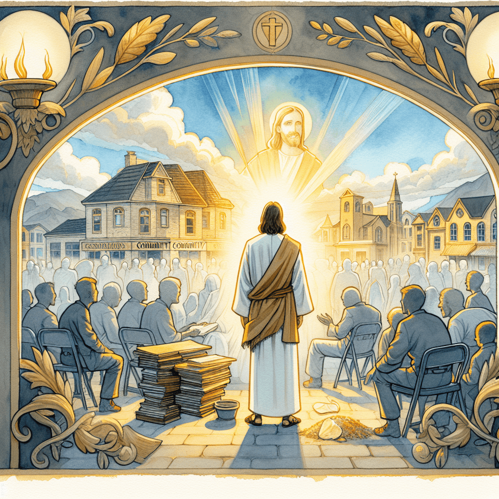 AI-generated illustration for "A Contemporary Ministry Story - Story" — created by ChurchWiseAI using DALL-E