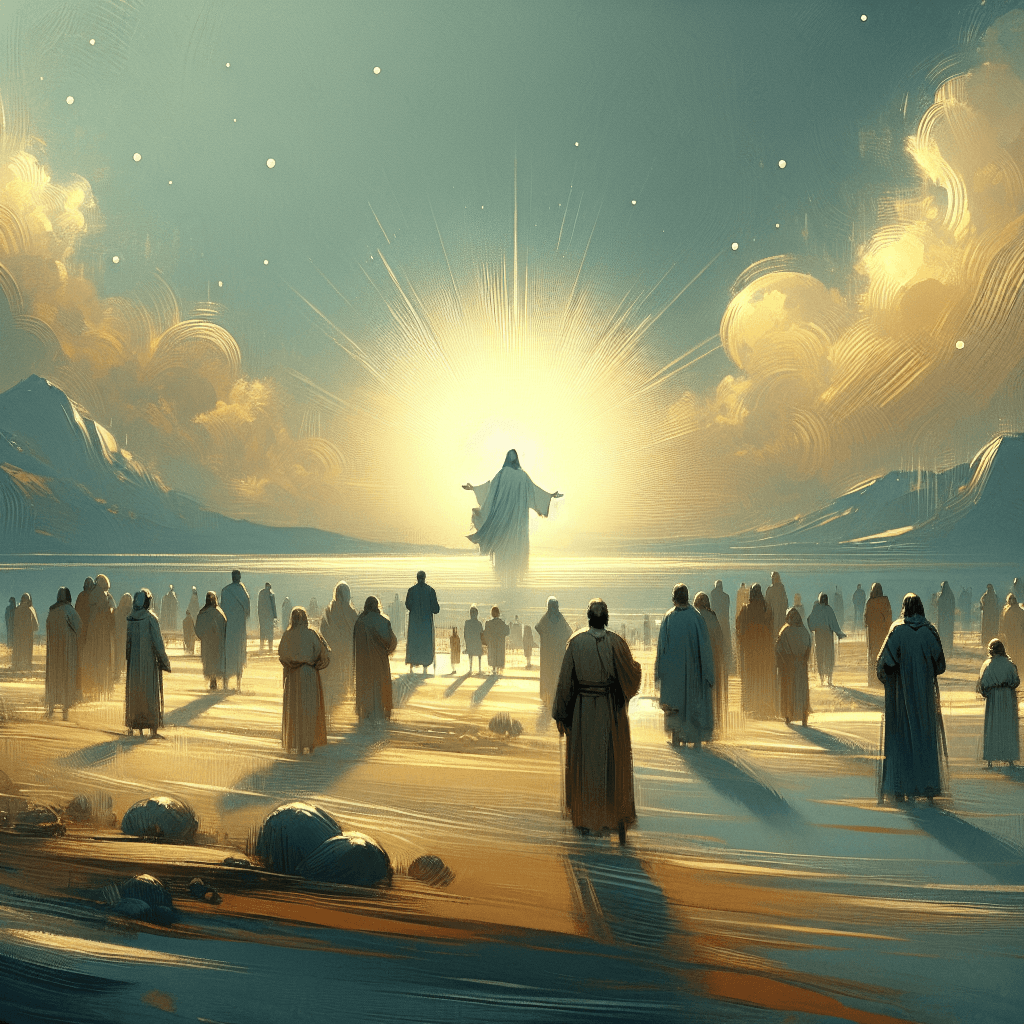 AI-generated illustration for "A Contemporary Peace Story - Biblical Analogy" — created by ChurchWiseAI using DALL-E