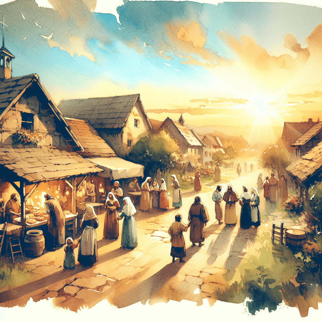 AI-generated illustration for "A Contemporary Reconciliation and Forgiveness Story" — created by ChurchWiseAI using DALL-E