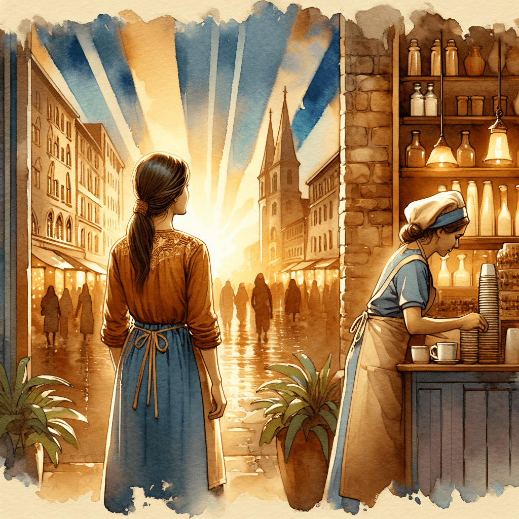 AI-generated illustration for "A Modern Story of Pentecost" — created by ChurchWiseAI using DALL-E