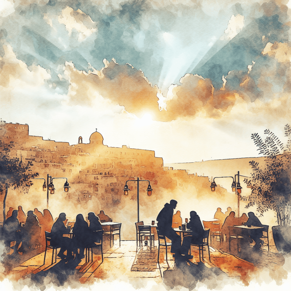 AI-generated illustration for "A Modern Story of Political Division & Unity" — created by ChurchWiseAI using DALL-E