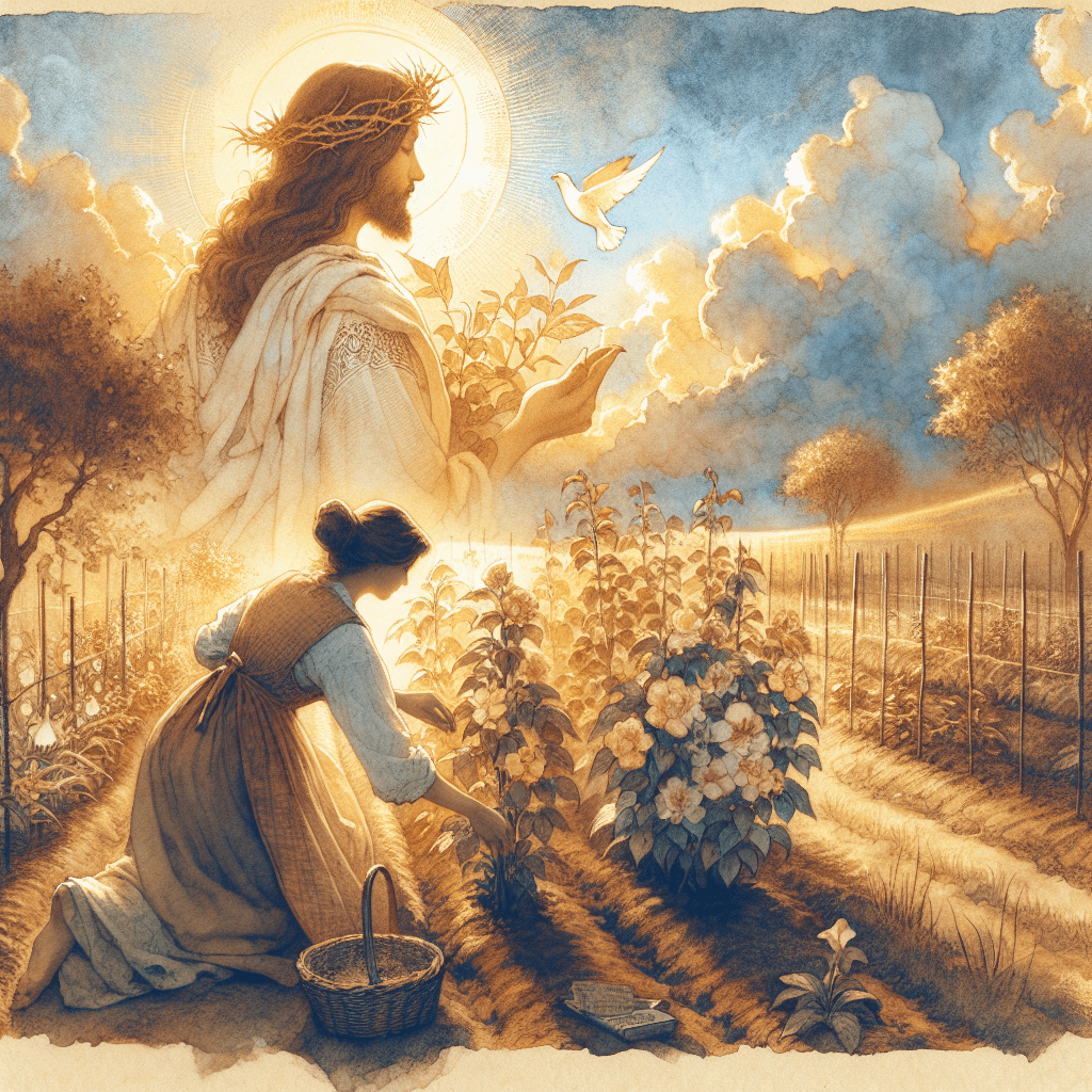 AI-generated illustration for "A Story of Gentleness - Contemporary Example" — created by ChurchWiseAI using DALL-E