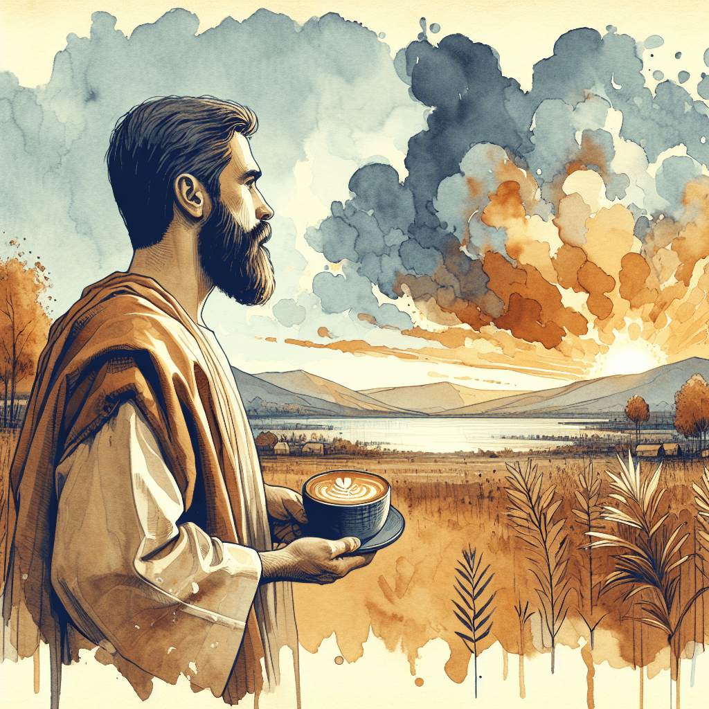 AI-generated illustration for "A Story of Grace - Contemporary Example" — created by ChurchWiseAI using DALL-E