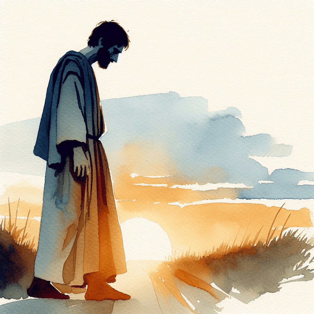 AI-generated illustration for "A Story of Grace - Contemporary Example" — created by ChurchWiseAI using DALL-E