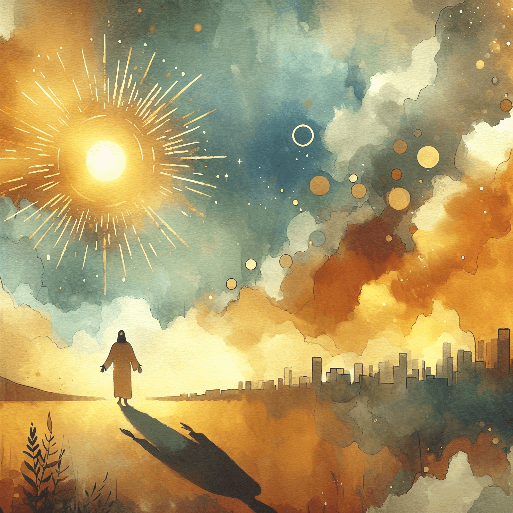 AI-generated illustration for "A Story of Grace - Quote" — created by ChurchWiseAI using DALL-E