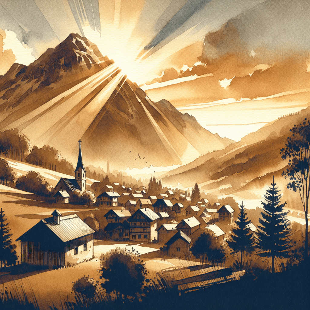 AI-generated illustration for "A Story of Grace - Story" — created by ChurchWiseAI using DALL-E