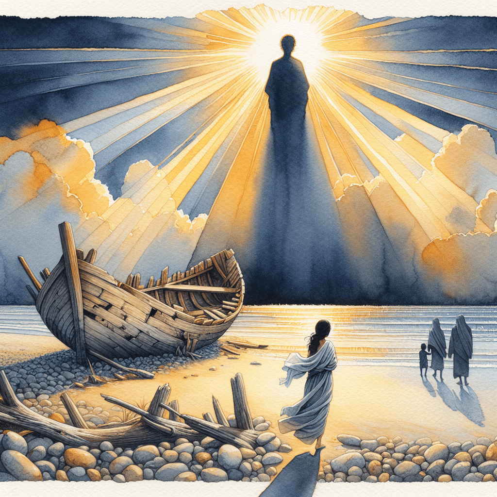 AI-generated illustration for "A Story of Grace - Story" — created by ChurchWiseAI using DALL-E