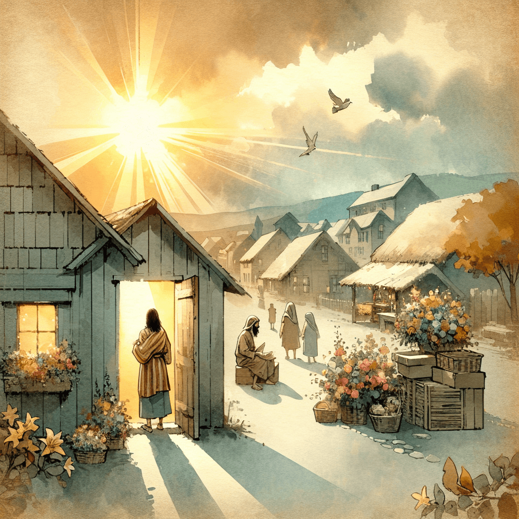 AI-generated illustration for "A Story of Love - Story" — created by ChurchWiseAI using DALL-E