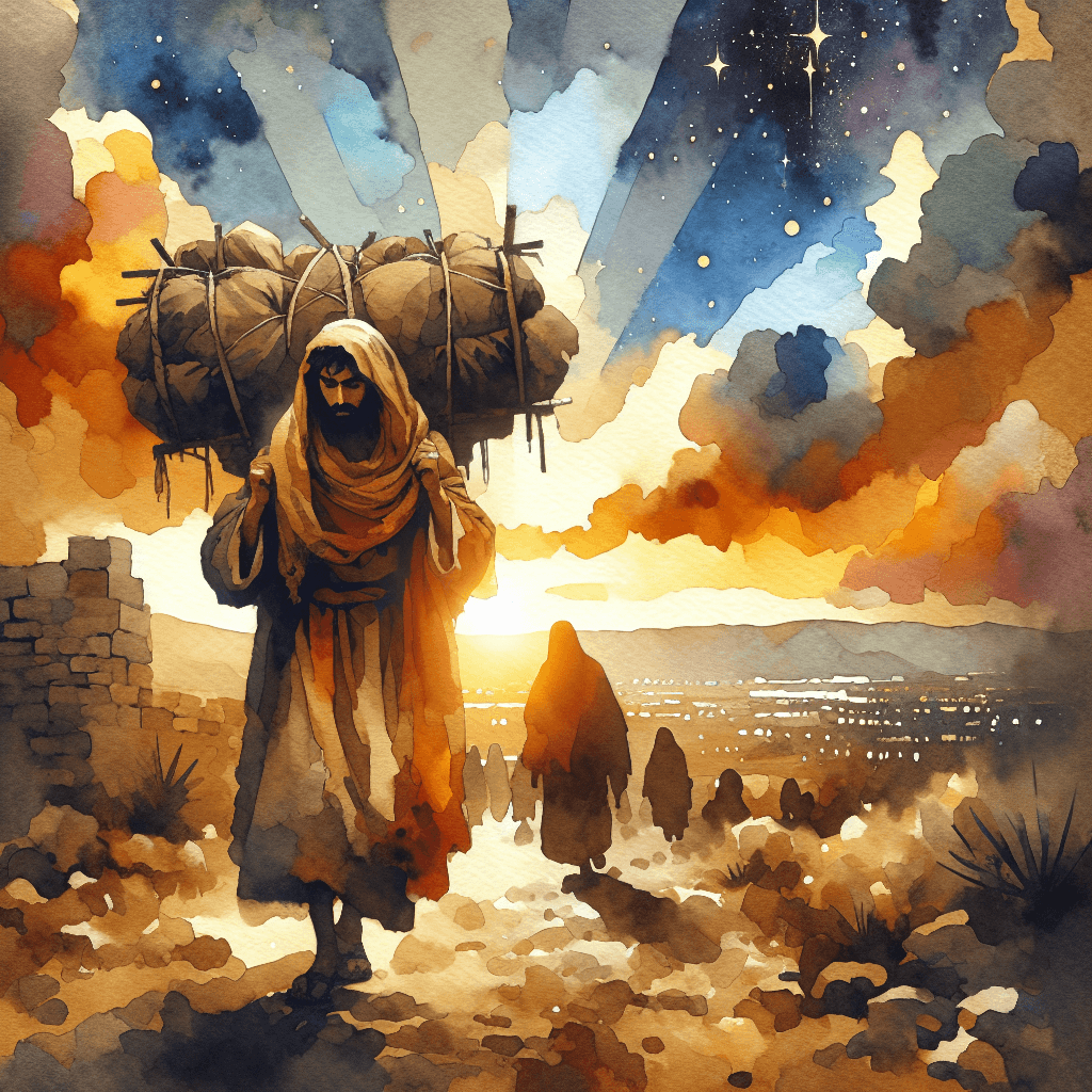 AI-generated illustration for "A Story of Mercy - Biblical Analogy" — created by ChurchWiseAI using DALL-E