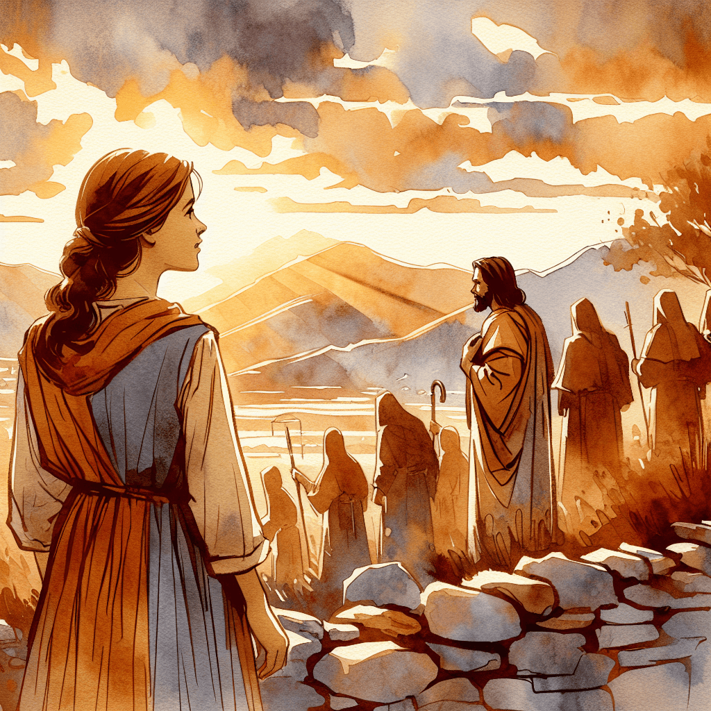 AI-generated illustration for "A Story of Mercy - Contemporary Example" — created by ChurchWiseAI using DALL-E