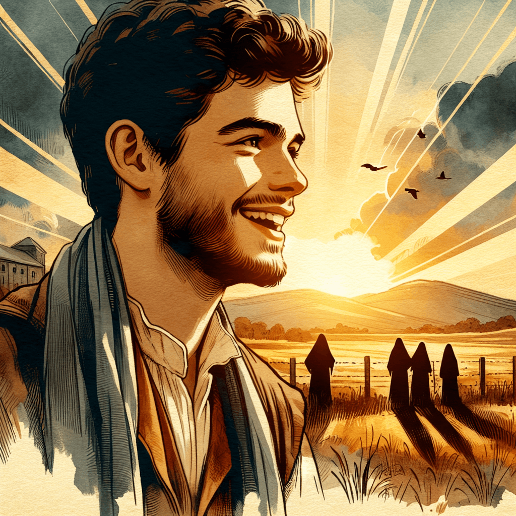 AI-generated illustration for "A Story of Mercy - Contemporary Example" — created by ChurchWiseAI using DALL-E