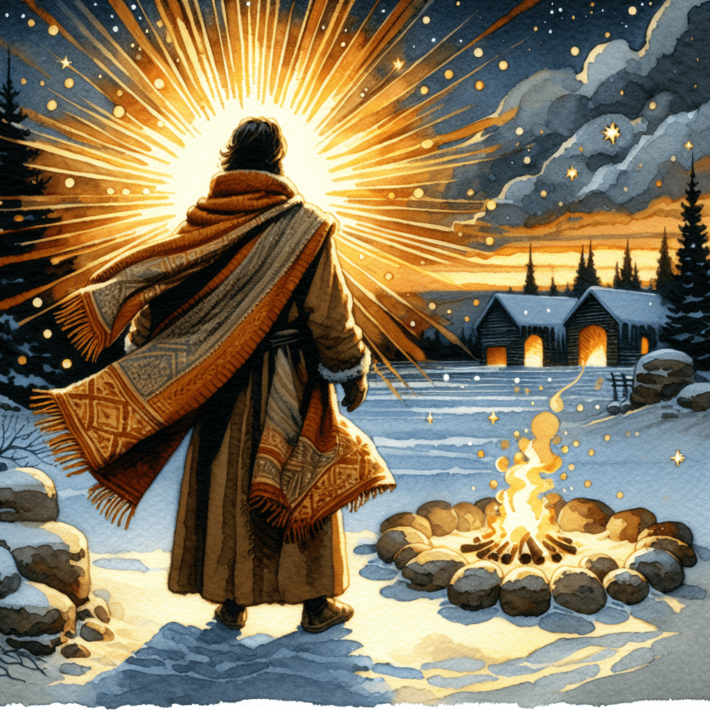 AI-generated illustration for "A Story of Mercy - Story" — created by ChurchWiseAI using DALL-E