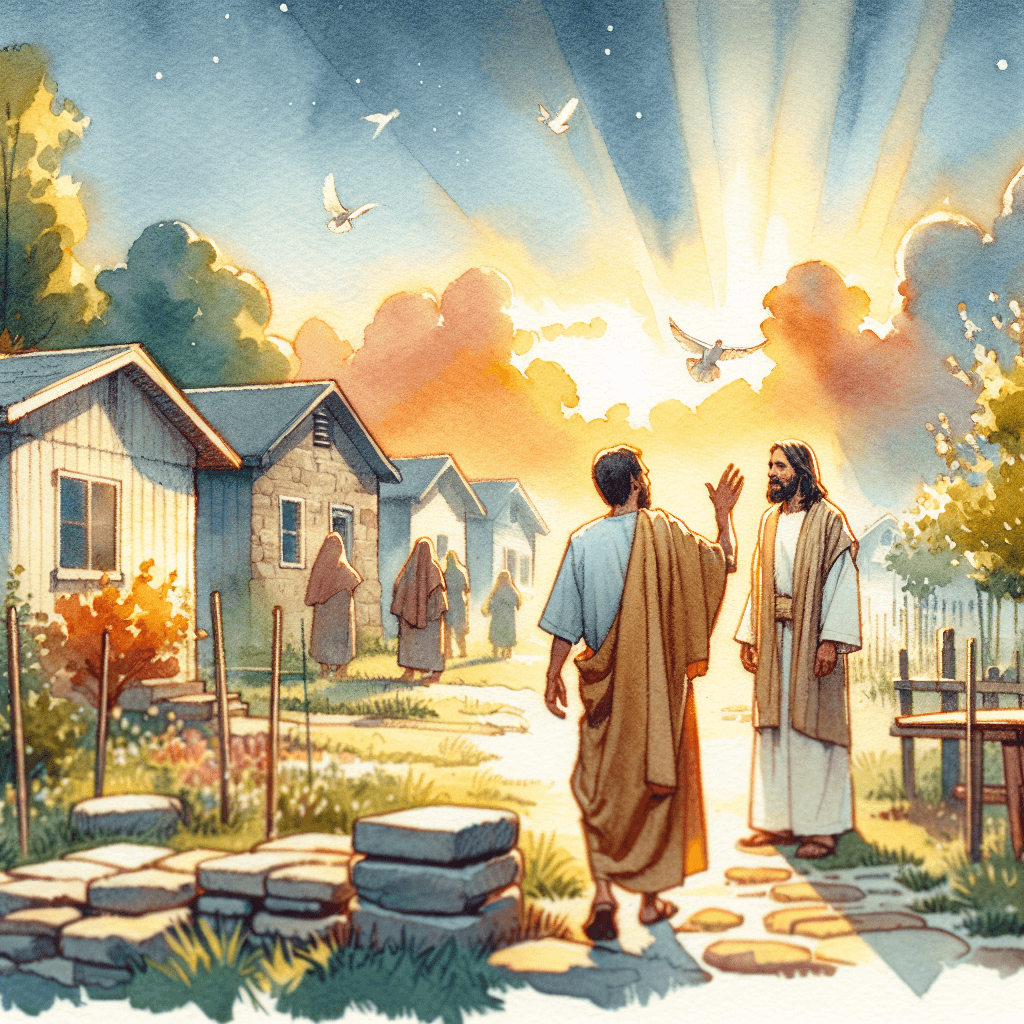 AI-generated illustration for "A Story of Patience - Contemporary Example" — created by ChurchWiseAI using DALL-E